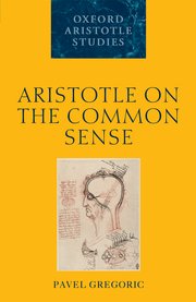 Cover for 

Aristotle on the Common Sense






