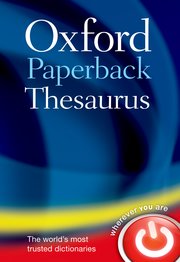 Cover for 

Oxford Paperback Thesaurus







