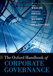Cover for 

The Oxford Handbook of Corporate Governance






