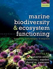 Cover for 

Marine Biodiversity and Ecosystem Functioning






