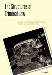 Cover for 

The Structures of Criminal Law






