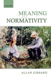 Cover for 

Meaning and Normativity






