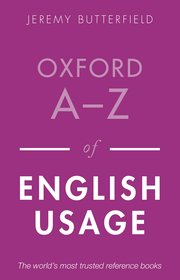 Cover for 

Oxford A-Z of English Usage






