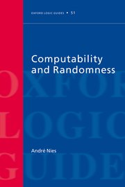 Cover for 

Computability and Randomness






