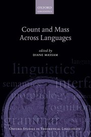 Cover for 

Count and Mass Across Languages






