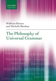 Cover for 

The Philosophy of Universal Grammar






