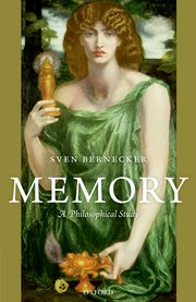Cover for 

Memory






