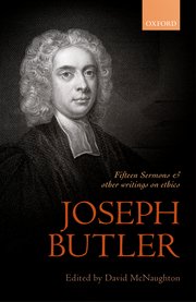 Cover for 

Joseph Butler: Fifteen Sermons and other writings on ethics






