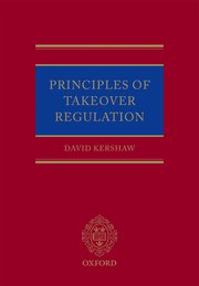 Cover for 

Principles of Takeover Regulation






