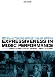 Cover for 

Expressiveness in music performance






