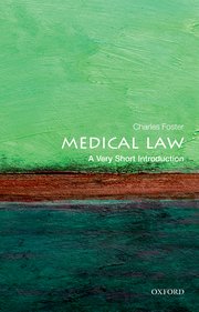 Cover for 

Medical Law: A Very Short Introduction






