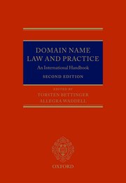 Cover for 

Domain Name Law and Practice







