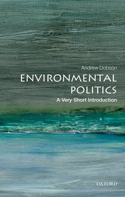 Cover for 

Environmental Politics: A Very Short Introduction






