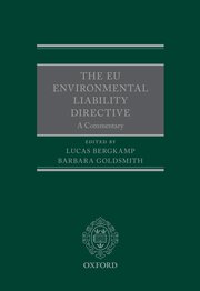 Cover for 

The EU Environmental Liability Directive






