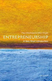 Cover for 

Entrepreneurship: A Very Short Introduction






