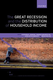 Cover for 

The Great Recession and the Distribution of Household Income






