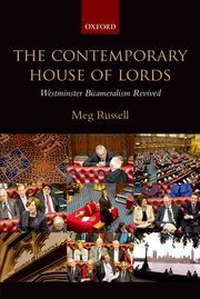 Cover for 

The Contemporary House of Lords






