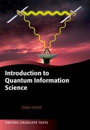 Cover for 

Introduction to Quantum Information Science






