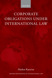 Cover for 

Corporate Obligations Under International Law






