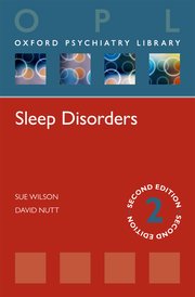 Cover for 

Sleep Disorders (Oxford Psychiatry Library)






