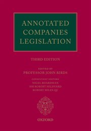 Cover for 

Annotated Companies Legislation






