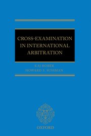 Cover for 

Cross-Examination in International Arbitration






