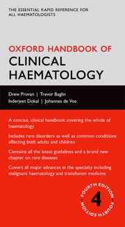 Cover for 

Oxford Handbook of Clinical Haematology 4e






