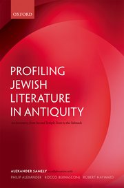 Cover for 

Profiling Jewish Literature in Antiquity






