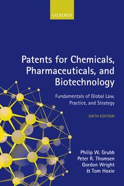 Cover for 

Patents for Chemicals, Pharmaceuticals and Biotechnology






