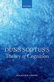Cover for 

Duns Scotuss Theory of Cognition






