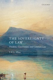 Cover for 

The Sovereignty of Law






