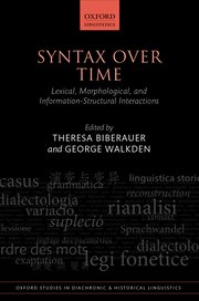 Cover for 

Syntax over Time






