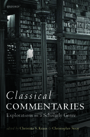 Cover for 

Classical Commentaries






