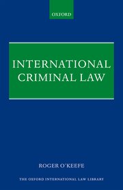 Cover for 

International Criminal Law






