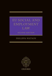 Cover for 

EU Social and Employment Law 2E






