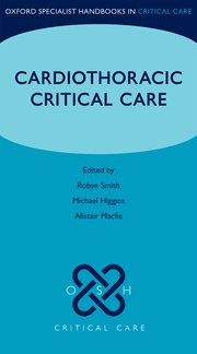 Cover for 

Cardiothoracic Critical Care






