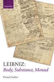 Cover for 

Leibniz: Body, Substance, Monad






