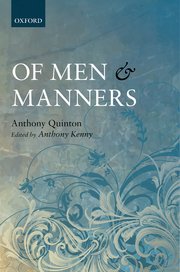 Cover for 

Of Men and Manners







