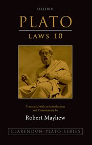 Cover for 

Plato: Laws 10






