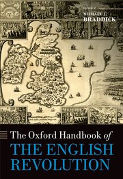 Cover for 

The Oxford Handbook of the English Revolution






