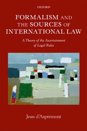 Cover for 

Formalism and the Sources of International Law






