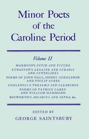 Cover for 

Minor Poets of the Caroline Period






