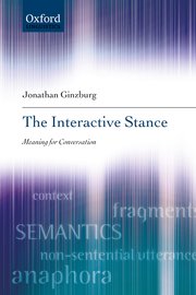 Cover for 

The Interactive Stance






