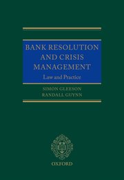 Cover for 

Bank Resolution and Crisis Management






