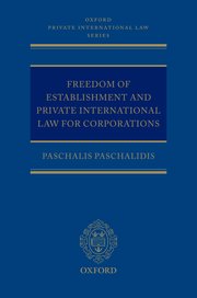 Cover for 

Freedom of Establishment and Private International Law for Corporations






