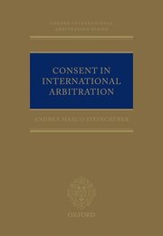 Cover for 

Consent in International Arbitration






