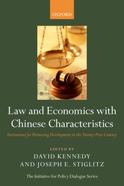 Cover for 

Law and Economics with Chinese Characteristics






