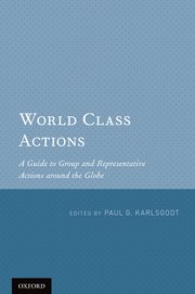 Cover for 

World Class Actions






