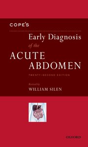Cover for 

Copes Early Diagnosis of the Acute Abdomen






