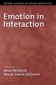 Cover for 

Emotion in Interaction







